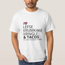 Benutzerdefiniertes Norwegen-Flaggen-Herz | Norweg T-Shirt