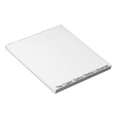 Benutzerdefiniertes Notepad Notizblock (angewinkelt)