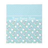 Benutzerdefiniertes Notepad oder Jotter: Blau, Fun Notizblock (Vorderseite)