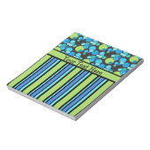 Benutzerdefiniertes Notepad oder Jotter: Blaue Mon Notizblock (Rotiert)