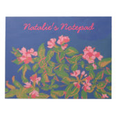 Benutzerdefiniertes Notepad oder Jotter, rosa Japo Notizblock (Vorderseite)