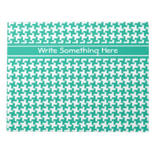 Benutzerdefiniertes Notepad oder Jotter, Smaragdgr Notizblock