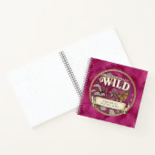 Benutzerdefiniertes Notizbuch für einen rosa Wildb (Innenseite)