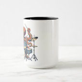 Benutzerdefiniertes Octopus-Drummer-Design Tasse (Zentrum)