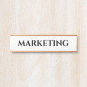 Benutzerdefiniertes Office-Türsignieren Türschild (Vorderseite )