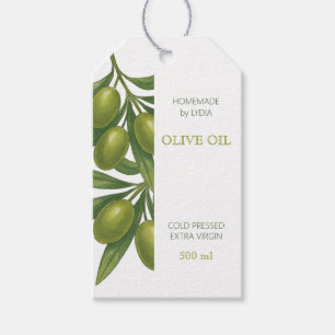 Benutzerdefiniertes Olivenöl-Tag Geschenkanhänger