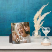 Benutzerdefiniertes Oma Etabliert Modernes Skript  Fotoplatte (InSitu)