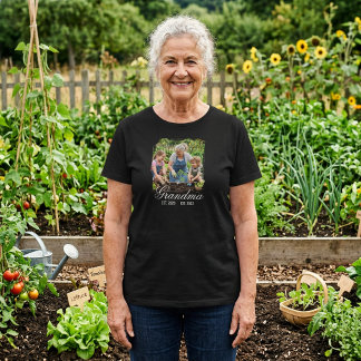 Benutzerdefiniertes Oma-Foto-Erinnerungsgeschenk p T-Shirt