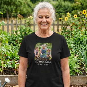 Benutzerdefiniertes Oma-Foto-Erinnerungsgeschenk p T-Shirt