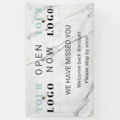 Benutzerdefiniertes Open-Business-Logo im Freien Banner (Vertikal)