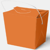 Benutzerdefiniertes Orange-Abschlussfeier Glück Geschenkschachtel (Rückseite)