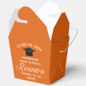 Benutzerdefiniertes Orange-Abschlussfeier Glück Geschenkschachtel (Offen)