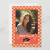 Benutzerdefiniertes Orange-Foto Ankündigung (Vorderseite)