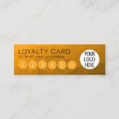 Benutzerdefiniertes Orange Gradient Geometric Mesh Treuekarte (Vorderseite)