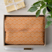 Benutzerdefiniertes Orange-Logo Seidenpapier (Geschenk)