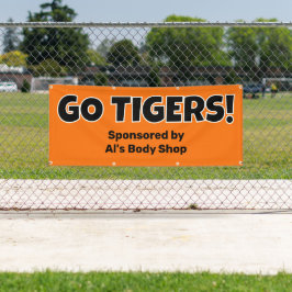 Benutzerdefiniertes Orange Team Banner