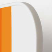 Benutzerdefiniertes Orange Yellow Brown Retro Mod Pickleball Schläger (Linke Seite)