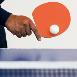 Benutzerdefiniertes orangefarbenes Ping-Pong-Schlä Tischtennis Schläger