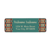 Benutzerdefiniertes orangefarbenes türkisfarbenes (Vorne)