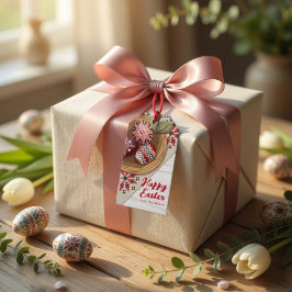 Benutzerdefiniertes Ostergeschenk-Anhänger mit Fam Geschenkanhänger