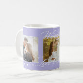 Benutzerdefiniertes Paar-Foto-Design – Wunderbarer Kaffeetasse (Vorderseite Links)