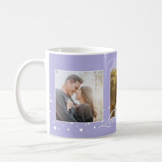 Benutzerdefiniertes Paar-Foto-Design – Wunderbarer Kaffeetasse (Links)