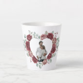 Benutzerdefiniertes Paar-Foto Milchtasse (Vorderseite)