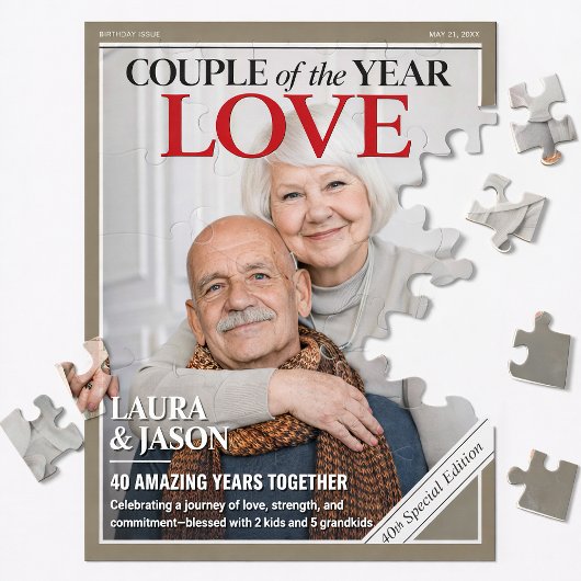 Benutzerdefiniertes Paar-Puzzle, benutzerdefiniert Puzzle