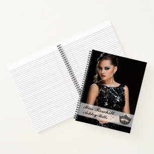 Benutzerdefiniertes Pageant Crown-Notebook Notizblock