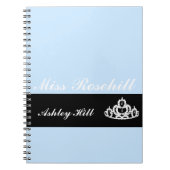 Benutzerdefiniertes Pageant Crown-Notebook Notizblock (Vorderseite)