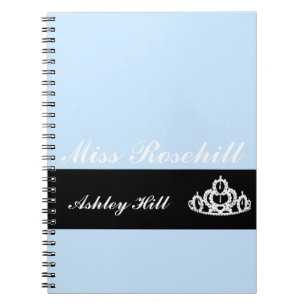 Benutzerdefiniertes Pageant Crown-Notebook Notizblock