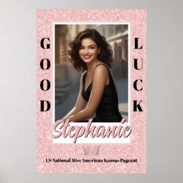 Benutzerdefiniertes Pageant Door Banner Poster