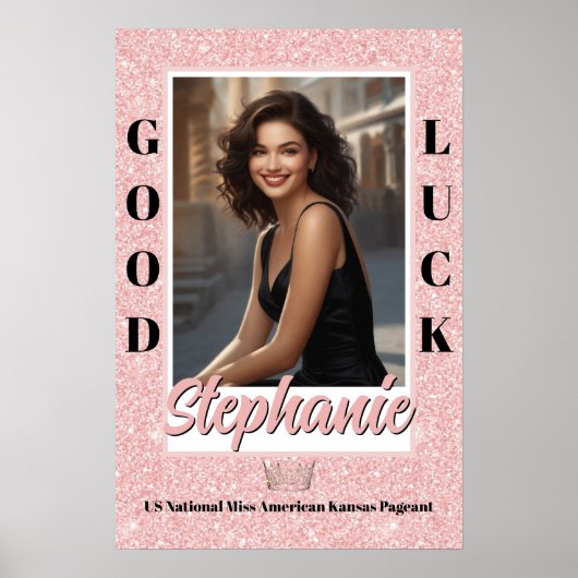 Benutzerdefiniertes Pageant Door Banner Poster (Vorne)