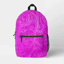 Benutzerdefiniertes Paisley Magenta Farbige Muster