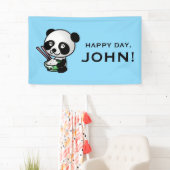 BENUTZERDEFINIERTES PANDA-BANNER BANNER (Insitu)