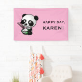 BENUTZERDEFINIERTES PANDA-BANNER BANNER (Insitu)