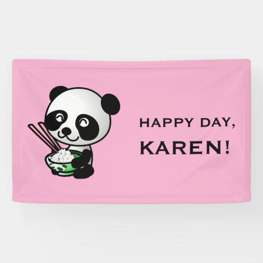 BENUTZERDEFINIERTES PANDA-BANNER BANNER (Horizontal)