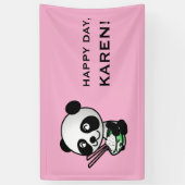 BENUTZERDEFINIERTES PANDA-BANNER BANNER (Vertikal)