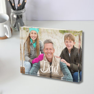 Benutzerdefiniertes Papa-Erinnerungsfoto Fotoblock