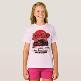 Benutzerdefiniertes Papa-Rennteam-Auto-Enthusiast- T-Shirt