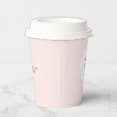 Benutzerdefiniertes Papier mit dem Logo "Pink & He Pappbecher (Rechts)