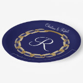 Benutzerdefiniertes Papier Pappteller (Schrägansicht)