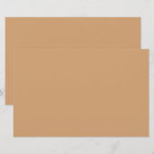 Benutzerdefiniertes Papier - Warmer Sand (Vorne/Hinten)