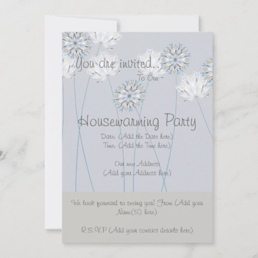 Benutzerdefiniertes Party Einladung (Rückseite)