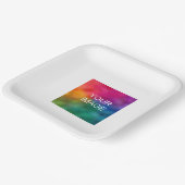 Benutzerdefiniertes Party-Ereignis Einfache Minima Pappteller (Gewinkelt)