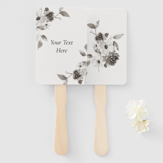 Benutzerdefiniertes Party für das Sepia-Fächer Fächer (Vorne und Hinten)