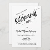 Benutzerdefiniertes Party für die Minimalistische Einladung (Vorne/Hinten)