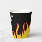 Benutzerdefiniertes Party für Rock- und Roll-Flamm Pappbecher (Links)