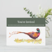 Benutzerdefiniertes Party lädt einen benutzerdefin Einladung (Stehend Vorderseite)