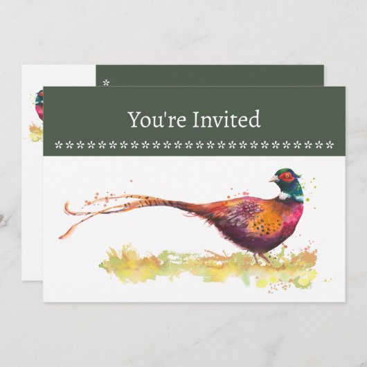 Benutzerdefiniertes Party lädt einen benutzerdefin Einladung (Vorne/Hinten)